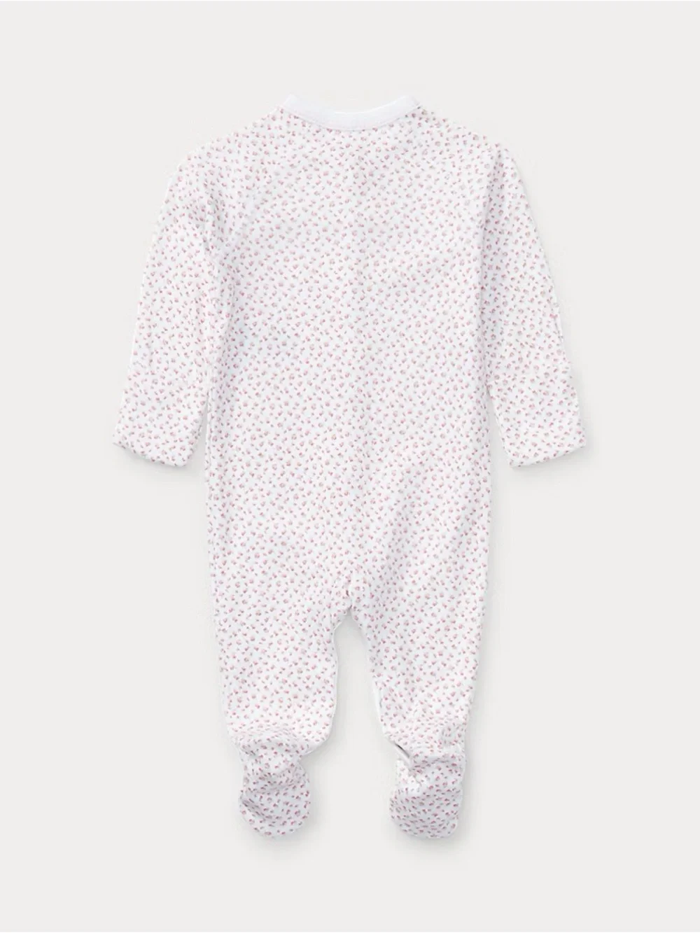 Ralph Lauren Floral Cotton Footed Snap PJ 9 months